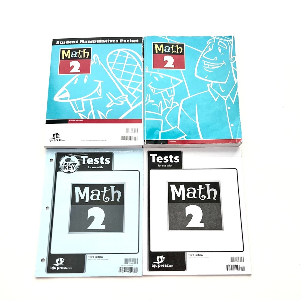 BJU PRESS HOMESCHOOL MATH 2 Third Edition